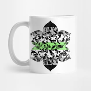 Veil of Butterflies, Pride Series - Agender Mug